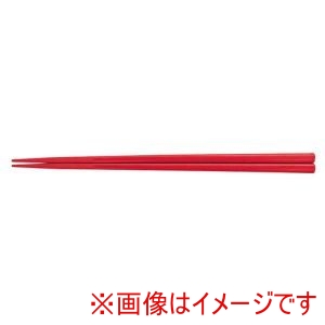 福井クラフト 福井クラフト PBT 角無地箸 10膳入 朱 90030260