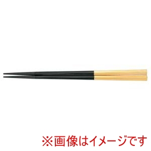 福井クラフト 福井クラフト PBT 五角箸 10膳入 黒/金 90030609
