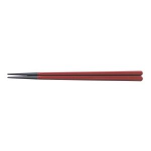 福井クラフト 福井クラフト PBT樹脂塗箸 六角木目 22.2cm 朱塗 6-1256-6