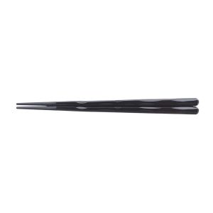 福井クラフト 福井クラフト PBT樹脂塗箸 六角一刀彫 24.0cm 黒塗 6-1261-4
