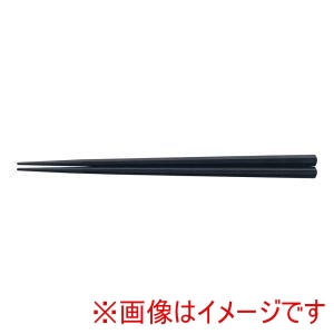 福井クラフト 福井クラフト PBT 筋目 六角箸 10膳入 黒 22.5cm