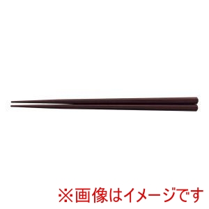 福井クラフト 福井クラフト PBT 筋目 六角箸 10膳入 エンジ 21cm