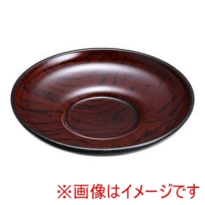 福井クラフト 福井クラフト メラミン4寸だるま茶托 ケヤキ木目 81015420