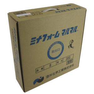 酒井化学工業 ミナ バックアップ材ミナフォームマルマル 8X200M 酒井化学工業