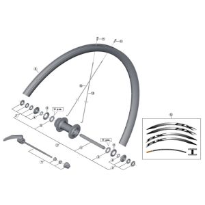 シマノ SHIMANO シマノ SHIMANO F クイック組 Y02U98010 WH-RX010