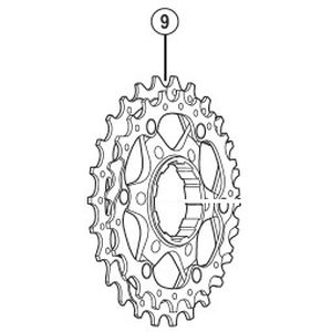 シマノ SHIMANO シマノ SHIMANO Y1YT98030 ギアユニット 23-26T bjグループ用