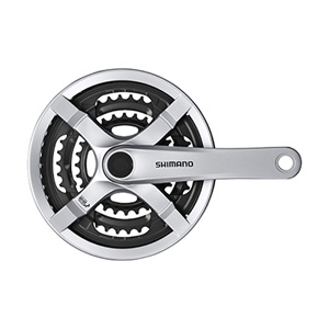 シマノ SHIMANO シマノ SHIMANO EFCTY501C244CSB FC-TY501-S クランクセット 42-34-24 G付 170mm シルバー