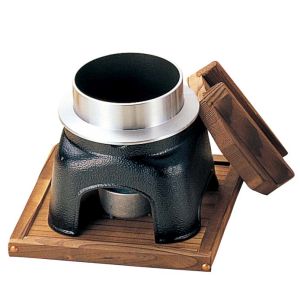 マイン MIN マイン お釜かまどセット 小 黒 M10-229