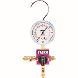 イチネンタスコ TASCO イチネンタスコ TA123CV-2 ボールバルブ式シングルゲージマニホールドキット TASCO