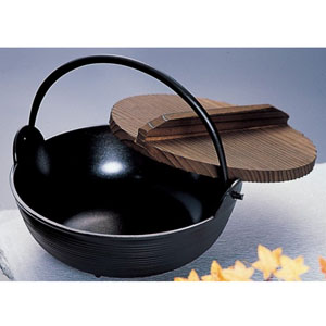 砺波商店 砺波商店 いろり鍋 アルミ製 21cm 41-1 10210