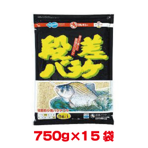 マルキュー マルキュー 段差バラケ 750g×15袋 1ケース ヘラブナ へら鮒