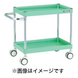 トラスコ TRUSCO トラスコ FAW-662D-W ファルコンワゴン600X400 ウレタン双輪車 W色 TRUSCO メーカー直送 代引不可