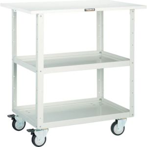 トラスコ TRUSCO トラスコ EGW-762TUJ-W イーグルワゴン 600X400 天板付 ウレタン4輪自在 W色 TRUSCO メーカー直送 代引不可
