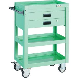 トラスコ TRUSCO トラスコ DLWS-973XU-YG ツールワゴン ドルフィン 750X500 2段引出 ウレタン YG TRUSCO メーカー直送 代引不可