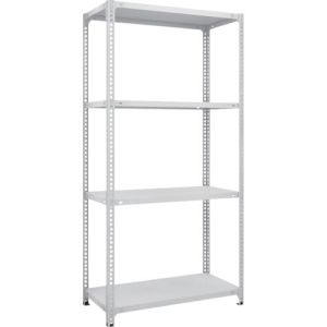トラスコ TRUSCO トラスコ SBL-6344-W セミボルトレス軽量棚 W875XD450XH1800 4段 W色 TRUSCO メーカー直送 代引不可