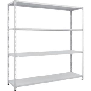 トラスコ TRUSCO トラスコ SBL-6644-W セミボルトレス軽量棚 W1800XD450XH1800 4段 W色 TRUSCO メーカー直送 代引不可