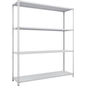 トラスコ TRUSCO トラスコ SBL-7644-W セミボルトレス軽量棚 W1800XD450XH2100 4段 W色 TRUSCO メーカー直送 代引不可