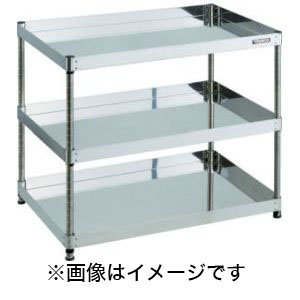 トラスコ TRUSCO トラスコ CPE3-R973 304クリーンフェニックス ラック型 750X500 3段 TRUSCO メーカー直送 代引不可