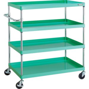 トラスコ TRUSCO トラスコ PEW-12104-YG フェニックスワゴン 1000X650XH1200 4段 YG色 TRUSCO メーカー直送 代引不可