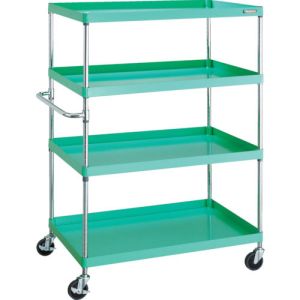 トラスコ TRUSCO トラスコ PEW-15104-YG フェニックスワゴン 1000X650XH1500 4段 YG色 TRUSCO メーカー直送 代引不可