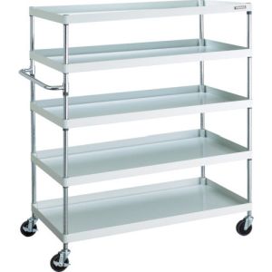 トラスコ TRUSCO トラスコ PEW-15125-W フェニックスワゴン 1200X600XH1500 5段 W色 TRUSCO メーカー直送 代引不可