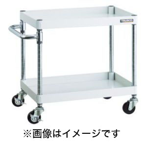 トラスコ TRUSCO トラスコ PEW-672-G75-W フェニックスワゴン 750X500 2段 Φ75ゴム車輪 W色 TRUSCO メーカー直送 代引不可