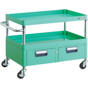 トラスコ TRUSCO トラスコ PEW-672W-YG フェニックスワゴン 750X500XH600 2列引出付 YG色 TRUSCO メーカー直送 代引不可