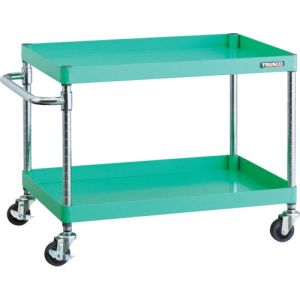 トラスコ TRUSCO トラスコ PEW-672-YG フェニックスワゴン 750X500XH600 2段 YG色 TRUSCO メーカー直送 代引不可
