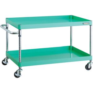 トラスコ TRUSCO トラスコ PEW-692-YG フェニックスワゴン 900X600XH600 2段 YG色 TRUSCO メーカー直送 代引不可