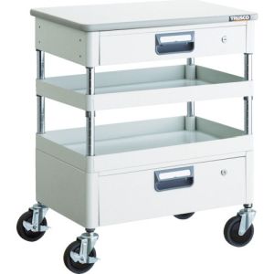 トラスコ TRUSCO トラスコ PEW-762VZT-W フェニックスワゴン 600X400XH740 引出 天板付 W色 TRUSCO メーカー直送 代引不可
