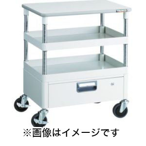 トラスコ TRUSCO トラスコ PEW-772VT-W フェニックスワゴン 750X500 1段引出 天板付 W色 TRUSCO メーカー直送 代引不可