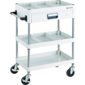 トラスコ TRUSCO トラスコ PEW-963ZS2-W フェニックスワゴン 600X400 仕切2段付 引出付 W色 TRUSCO メーカー直送 代引不可