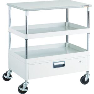 トラスコ TRUSCO トラスコ PEW-972VT-W フェニックスワゴン 750X500 1段引出 天板付 W色 TRUSCO メーカー直送 代引不可