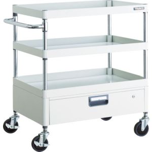 トラスコ TRUSCO トラスコ PEW-973V-W フェニックスワゴン 750X500XH880 1段引出付 W色 TRUSCO メーカー直送 代引不可