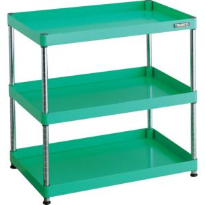 トラスコ TRUSCO トラスコ PEW-R973-YG フェニックスワゴン ラック型 750X500 3段 YG色 TRUSCO メーカー直送 代引不可