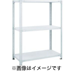 トラスコ TRUSCO トラスコ SBL-4543-W セミボルトレス軽量棚 W1500XD450XH1200 3段 W色 TRUSCO メーカー直送 代引不可