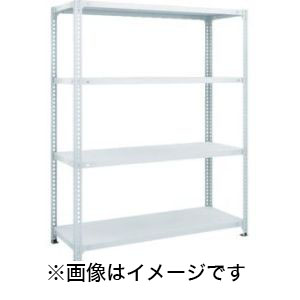 トラスコ TRUSCO トラスコ SBL-5534-W セミボルトレス軽量棚 W1500XD300XH1500 4段 W色 TRUSCO メーカー直送 代引不可