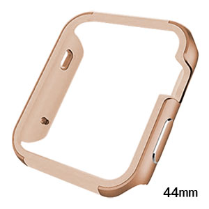 輸入特価アウトレット Apple watch アップルウォッチ 44mm ケース ゴールド カバー バンパー