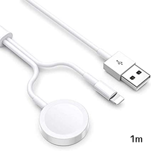 輸入特価アウトレット 2in1 Apple Watch 充電ケーブル