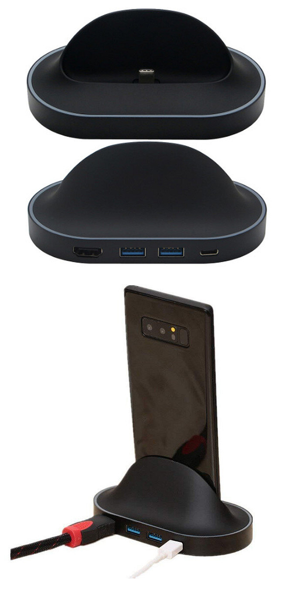  輸入特価アウトレット TypeC スマホ マルチ 充電台 DEXSTATION