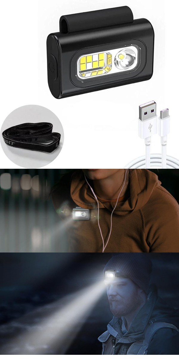  あきばお～ COB 2LEDヘッドライト