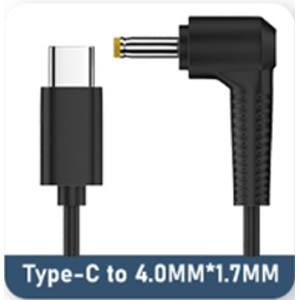 あきばお～ TypeC-15V DCケーブル 4.0×1.7mm