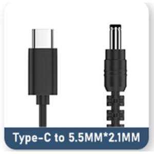 あきばお～ TypeC-9V DCケーブル 5.5×2.1mm