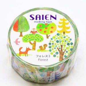 カミイソ産商 カミイソ産商 マスキングテープ SAIEN UR-4001 フォレスト 20mmx7m