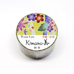 カミイソ産商 カミイソ産商 GR-1030 kimono 美沖縄紅桐葵 25x5m