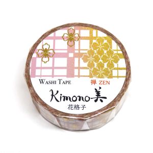 カミイソ産商 カミイソ産商 GR-3023 kimono 美花格子 15mmx7m