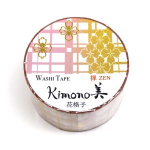 カミイソ産商 カミイソ産商 GR-3024 kimono 美花格子 25mmx5m