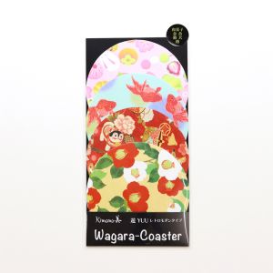 カミイソ産商 カミイソ産商 No.316 kimono 美 コースター 遊レトロモダン