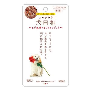 わんわん わんわん 犬日和レトルト エゾ鹿肉とトマトのリゾット 60g