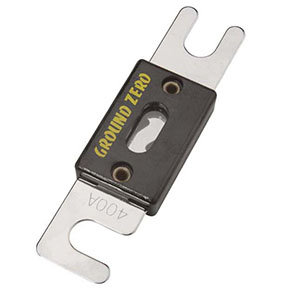 グラウンドゼロ GROUND ZERO グラウンドゼロ ANLヒューズ 400A GZ-GZFU 400A/1 ANL - SPL 国内正規輸入品 GROUND ZERO